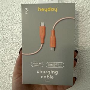 Heyday USB-C to USB-C Cable - Coral
